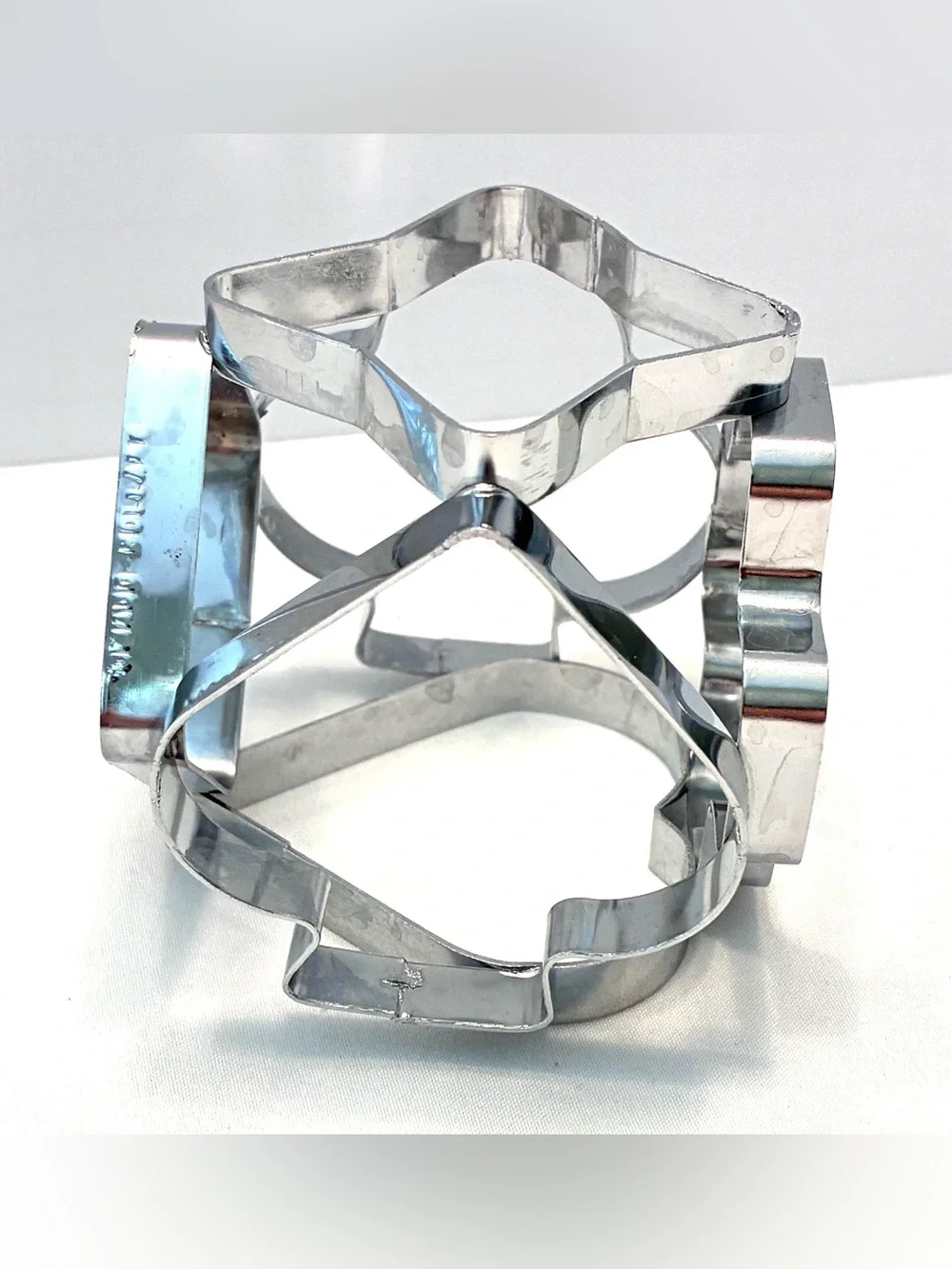 Vintage (1960’s) Tomado ~ Holland, 6-sided metal cookie cutter.